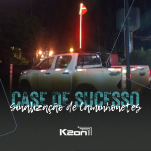 sinalização de caminhonetes